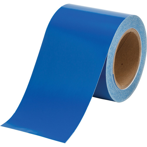 Pipe Marker Tape, 90', Blue Rideout Tool & Machine Inc.