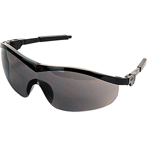 Storm&reg; Safety Glasses, Grey/Smoke Lens, Anti-Scratch, ANSI Z87+ Rideout Tool & Machine Inc.