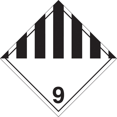 Miscellaneous Danger TDG Placard, Plastic Rideout Tool & Machine Inc.