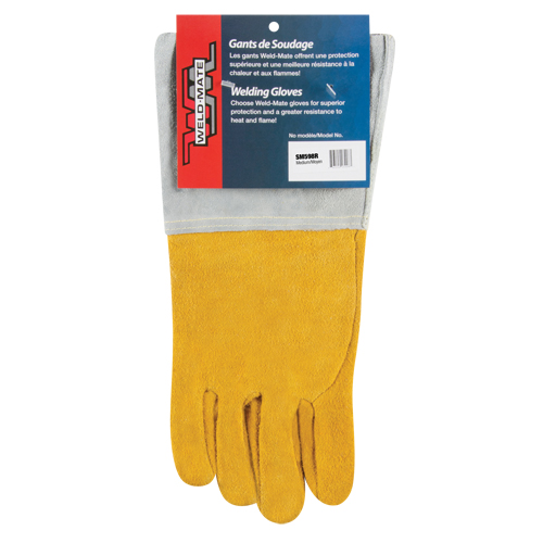 Gants de soudage TIG &agrave; ajustement sup&eacute;rieur, Cuir de daim refendu, Taille Moyen Rideout Tool & Machine Inc.