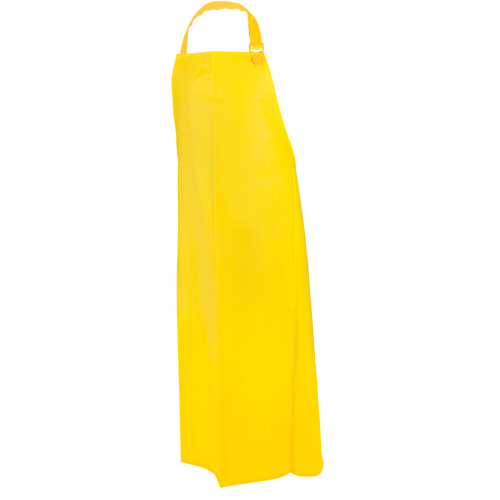 PVC Apron, PVC, Yellow, 35" W x 45" L Rideout Tool & Machine Inc.