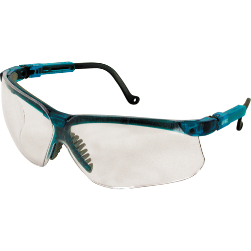 Lunettes de s&eacute;curit&eacute; Uvex Genesis, Lentille Transparent, Anti-&eacute;gratignures, R&eacute;pond ou surpasse la norme CSA Z94.3 Rideout Tool & Machine Inc.