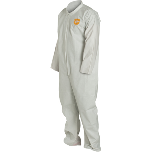 ProShield&reg; 60 Coveralls, X-Large, White, Microporous Rideout Tool & Machine Inc.