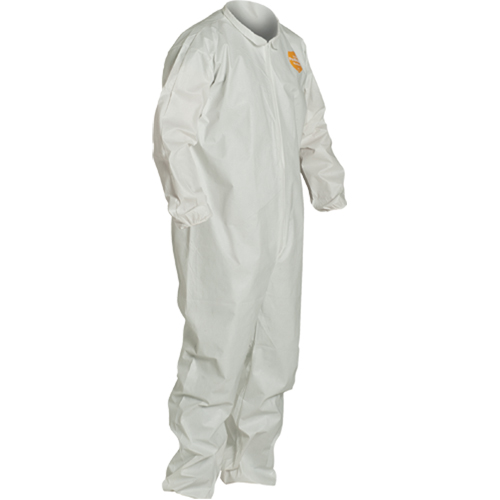 ProShield&reg; 60 Coveralls, Small, White, Microporous Rideout Tool & Machine Inc.