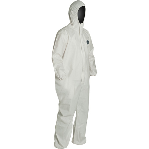 ProShield&reg; 60 Coveralls, Small, White, Microporous Rideout Tool & Machine Inc.
