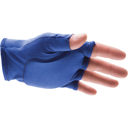Doublures antichocs pour gants sans doigts, main droite, 6/T-petit, Paume en Synth&eacute;tique, Poignet &agrave; enfiler Rideout Tool & Machine Inc.