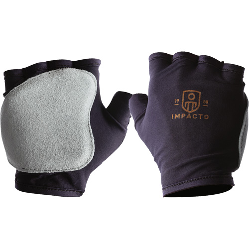 Anti-Impact Fingerless Right-Hand Glove, X-Small, Split Leather Palm, Slip-On Cuff Rideout Tool & Machine Inc.