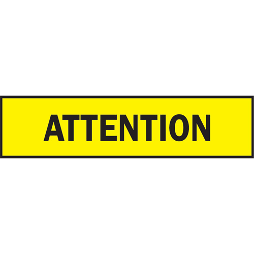 Barricade Tape, Bilingual, 3" W x 200' L, 3 mils, Black on Yellow Rideout Tool & Machine Inc.