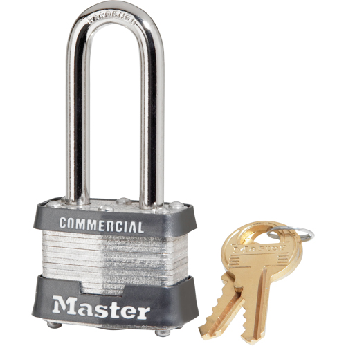 Wide Padlock, Keyed Alike, Laminated Steel, 1-9/16" Width Rideout Tool & Machine Inc.
