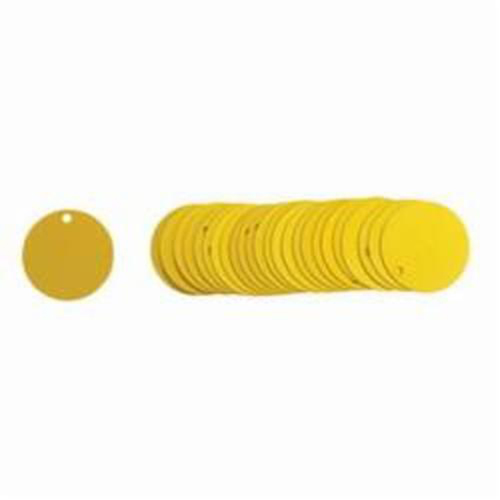 Blank Round Valve Tags, Aluminum, 2" dia Rideout Tool & Machine Inc.