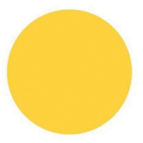 &eacute;tiquettes rondes inscriptibles, Cercle, 1,5" lo x 1,5" la, Jaune Rideout Tool & Machine Inc.