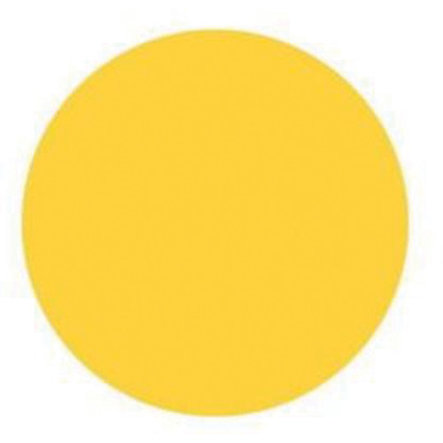 &eacute;tiquettes rondes inscriptibles, Cercle, 3" lo x 3" la, Jaune Rideout Tool & Machine Inc.
