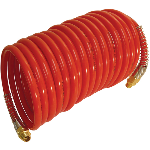 Tuyaux &agrave; air autor&eacute;tractables Maxpro en nylon a/raccords, Air, 3/8" DI x 50' lo, Nylon, 200 psi &agrave; 23 °C Rideout Tool & Machine Inc.