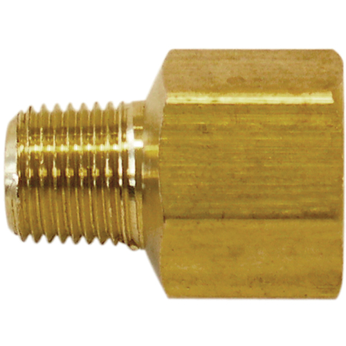 ADAPTEUR HEXAGONAL(M)NPT3/8"-(F)1/2"LAITON, Laiton Rideout Tool & Machine Inc.