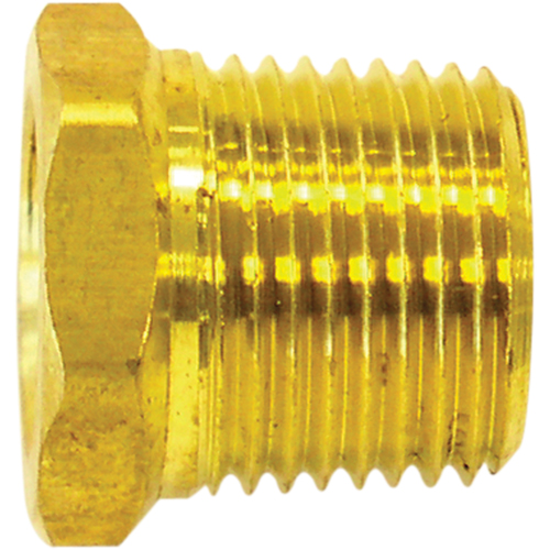 Reducing Bushing, 3/8" x 1/4", Brass Rideout Tool & Machine Inc.