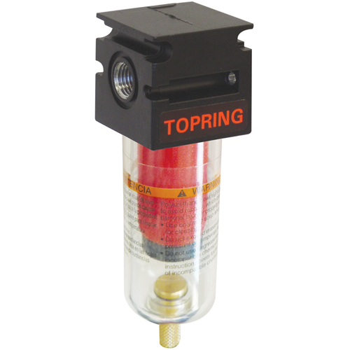 Coalescing Filters, Modular, 1/4" NPT, Automatic Drain, For Water/Oil/Dust/Particles Rideout Tool & Machine Inc.