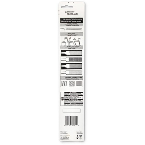 Lime d'affûtage, Plat, 8", Simple/double Rideout Tool & Machine Inc.
