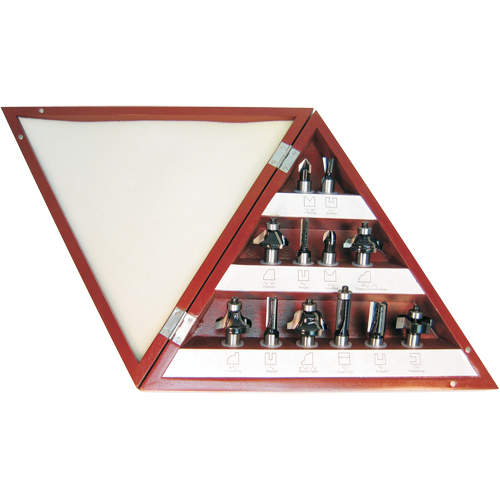 3-Flute Carbide-Tipped Router Bit Sets Rideout Tool & Machine Inc.