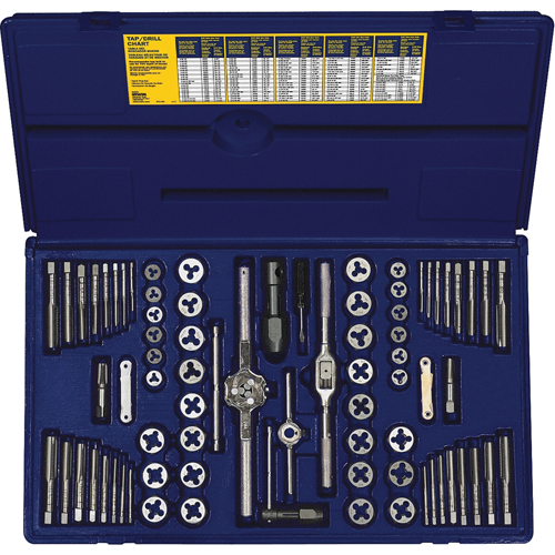 Tap & Hex Die Set, 76 Pieces Rideout Tool & Machine Inc.