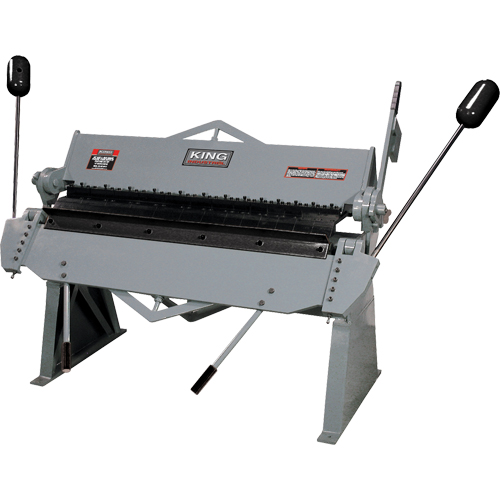Floor Model Box & Pan Brakes, 24" W x 65" L x 48" H Rideout Tool & Machine Inc.