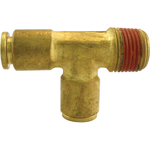 T&eacute; de course m&acirc;le P. T. C., Laiton, 3/8" x 1/4" Rideout Tool & Machine Inc.