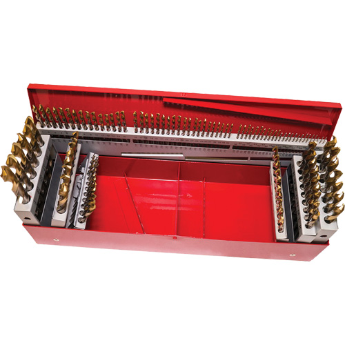 Jobber Drill Set, 115 Pieces, High Speed Steel Rideout Tool & Machine Inc.