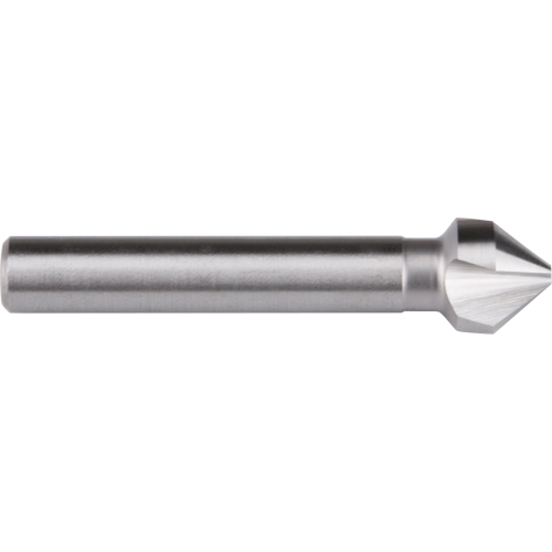 Straight Shank Countersink, 8.3 mm, High Speed Steel, 82° Angle, 3 Flutes Rideout Tool & Machine Inc.