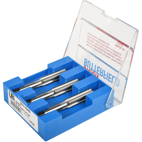 Hand Tap Set, High Speed Steel, 9/16"-18 Thread Rideout Tool & Machine Inc.