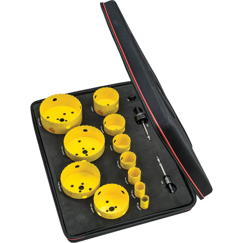 Trousse de scie cloche pour &eacute;lectricien, 14 morcea Rideout Tool & Machine Inc.