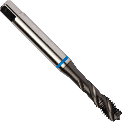 Blue Shark Spiral Flute Tap, High Speed Cobalt, 1/4"-28 Thread, 3.15" L Rideout Tool & Machine Inc.