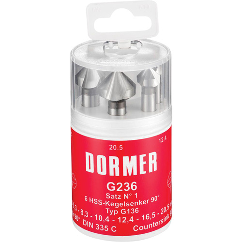 90° Countersink Set, 6 Pieces Rideout Tool & Machine Inc.