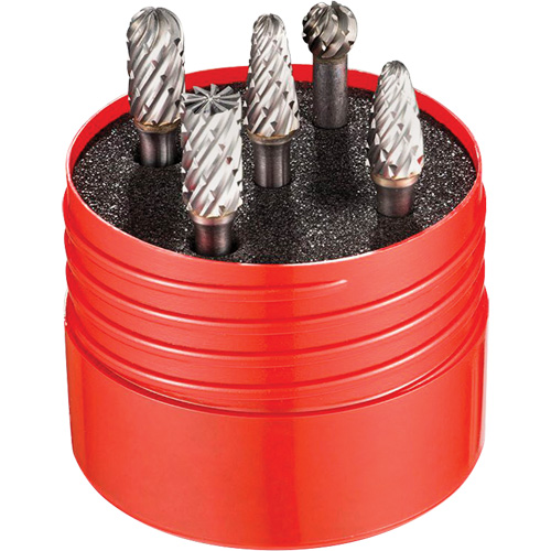 ST Cut Rotary Burr Set, 5 Pieces Rideout Tool & Machine Inc.
