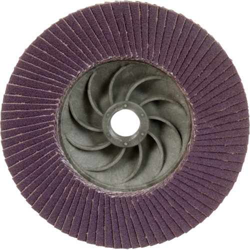 769F Quick Change Flap Disc, 4-1/2" x 5/8"-11, Type 27, 120+ Grit, Ceramic Rideout Tool & Machine Inc.