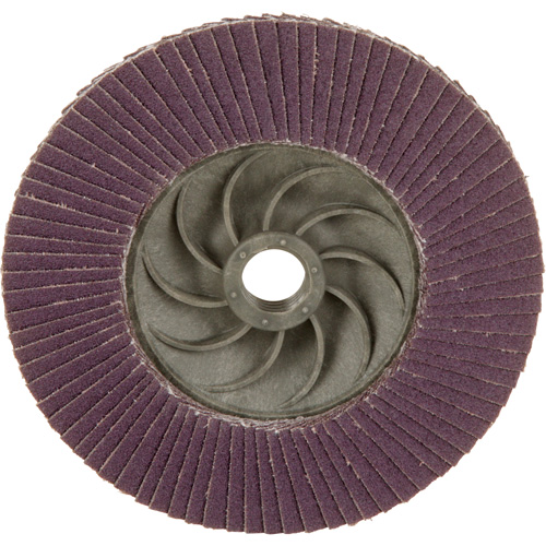 Disque &agrave; lamelles &agrave; changement rapide 769F, 4-1/2" x 5/8"-11, Type 29, Grain 120+, C&eacute;ramique Rideout Tool & Machine Inc.