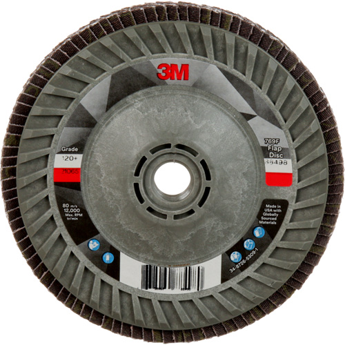 769F Quick Change Flap Disc, 5" x 5/8"-11, Type 29, 120+ Grit, Ceramic Rideout Tool & Machine Inc.