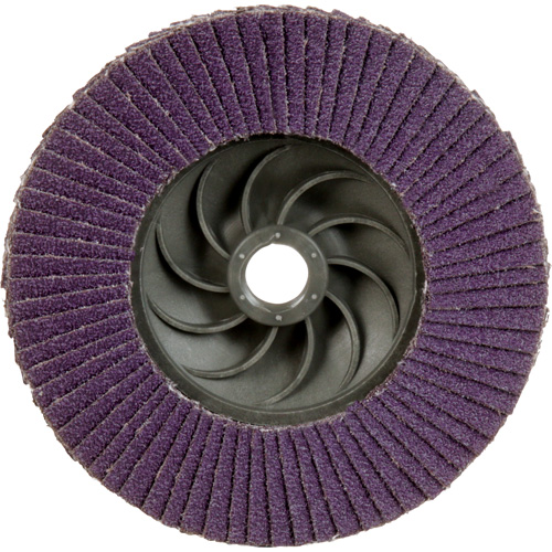 Disque &agrave; lamelles &agrave; changement rapide 769F, 4-1/2" x 5/8"-11, Type 27, Grain 60+, C&eacute;ramique Rideout Tool & Machine Inc.