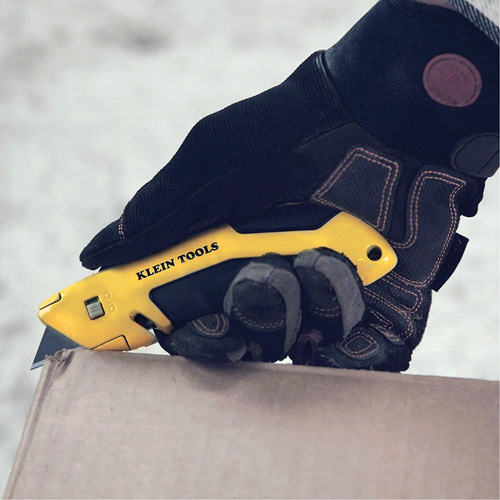 Self-Retracting Utility Knife, Steel, Cushion Handle Rideout Tool & Machine Inc.