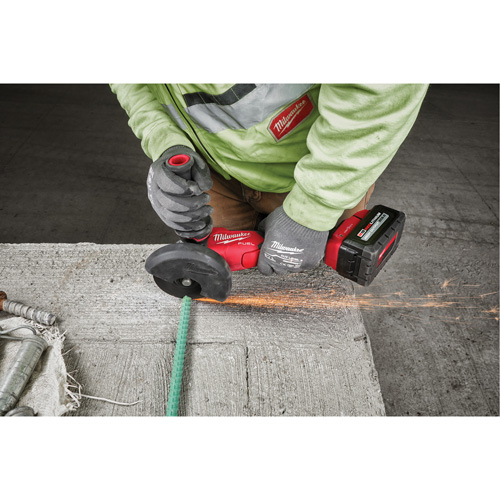 M18 Fuel No-Lock Braking Grinder with One-Key Paddle Switch Kit, 4-1/2" or 5" Wheel, 18 V Rideout Tool & Machine Inc.