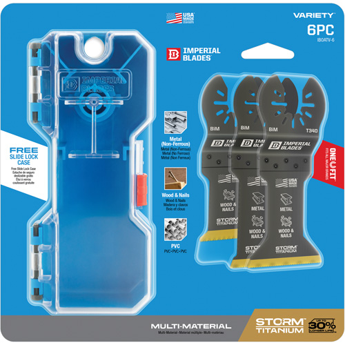 One Fit Storm Titanium Metal & Wood Blade Pack Rideout Tool & Machine Inc.