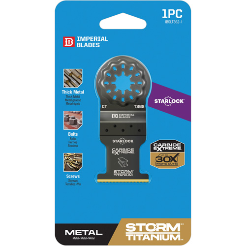 Starlock Carbide Extreme Storm Titanium Metal Blade Rideout Tool & Machine Inc.
