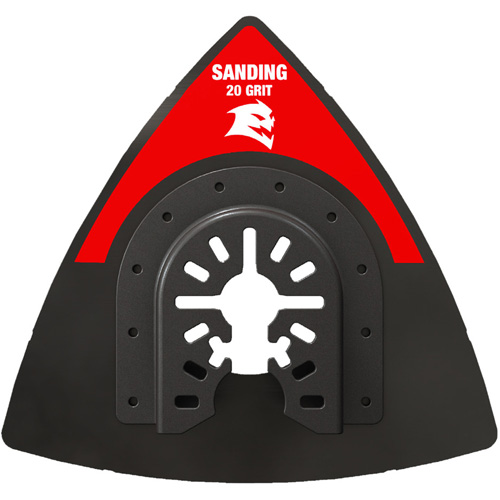 Plaque de ponçage oscillante &agrave; grain 20 de taille universelle 3-1/2" Rideout Tool & Machine Inc.