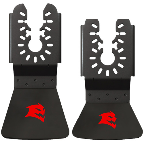 Jeu de grattoirs oscillants en acier &agrave; teneur &eacute;lev&eacute;e en carbone de taille universelle pour le retrait d'adh&eacute;sif Rideout Tool & Machine Inc.