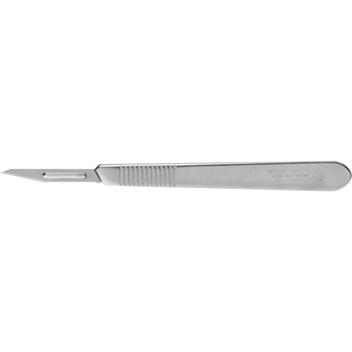 Petit scalpel GRAFIX avec pointe pro&eacute;minente, Lame M&eacute;tal Rideout Tool & Machine Inc.