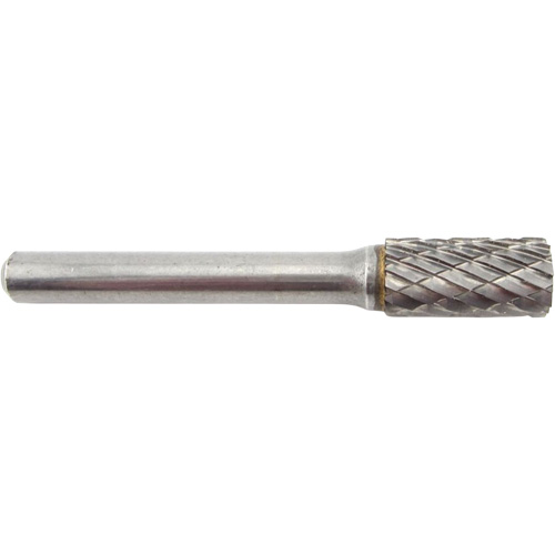 Cylinder Shape Carbide Shipyard Bur, SA-3, 3/8" Dia., 1/4" Shank, 3/4" Depth of Cut Rideout Tool & Machine Inc.