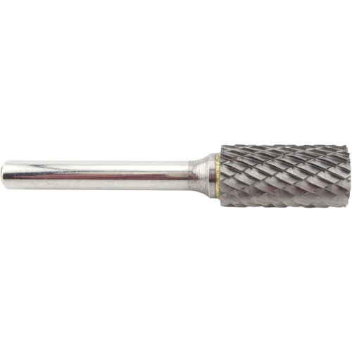 Cylinder Shape Carbide Shipyard Bur, SA-5, 1/2" Dia., 1/4" Shank, 1" Depth of Cut Rideout Tool & Machine Inc.