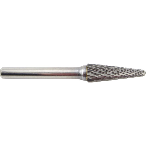 Fraise en carbure conique &agrave; coupe agressive, 3/8" dia., 1/4" Tige, 1-1/16" Prof. de la coupe Rideout Tool & Machine Inc.