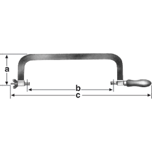 Hacksaw Frame, 12" Rideout Tool & Machine Inc.