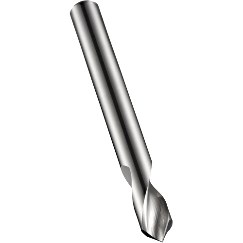 Foret &agrave; pointer, 10 mm, Carbure, Cannelure 26 mm, Pointe de 90° Rideout Tool & Machine Inc.