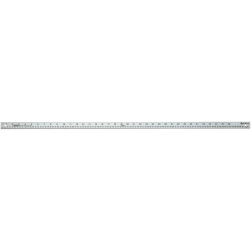 M&egrave;tre-r&egrave;gle m&eacute;trique/imp&eacute;rial, 3.28'/1 m lo, Aluminium, Graduations de 1/8" (1 mm) Rideout Tool & Machine Inc.