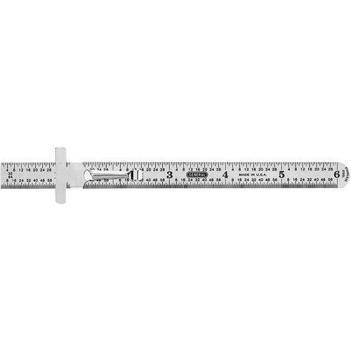 Industrial Precision Flexible Ruler, 6" L, Steel Rideout Tool & Machine Inc.